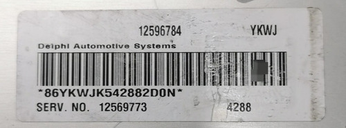 Computadora Motor Chevrolet Colorado 2005-2006 12596784 Ykwj