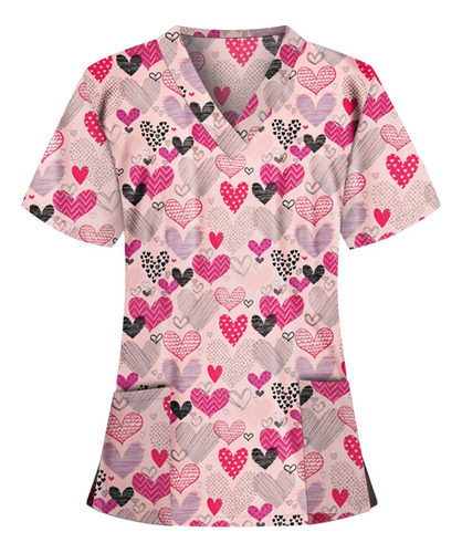 Blusa De Enfermera Médica, Uniforme De Trabajo, Para Mujer,