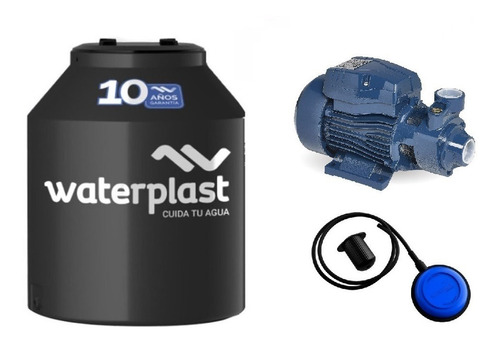 Combo Tanque Waterplast 1000 Lt+ Bomba 1/2 Hp + Automático C