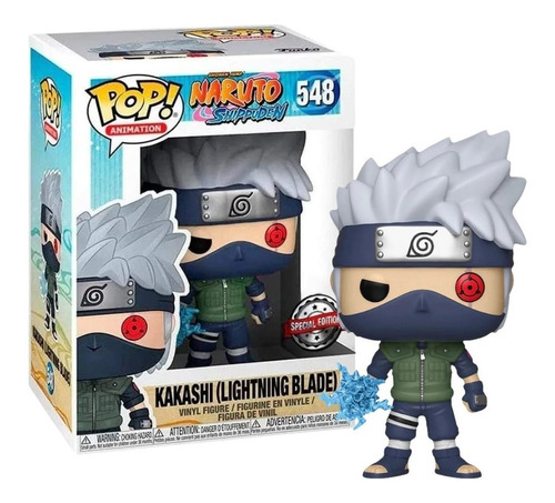 Boneco Funko Pop Kakashi Lightning Blade 548 Naruto Original