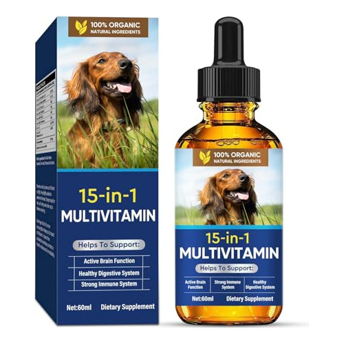 15 En 1 Gato Amp; Perro Multivitamínico - Vitaminas Xm2nx