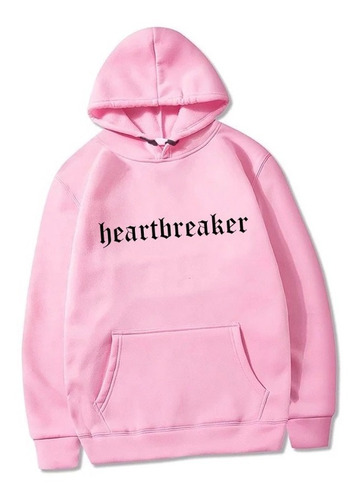 Sudadera Chida Rosa Moda Unisex Tendencia Heartbreaker