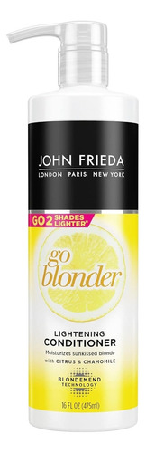  Acondicionador Aclarante Sheer Blonde, John Frieda 16 Oz