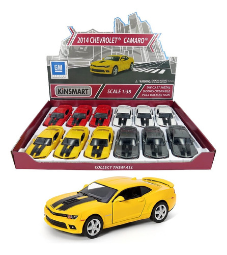 Miniatura  Chevrolet Camaro Cores Variadas  2015