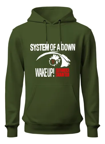 Buzo System Of A Down Saco Capota Unisex Gira Wake Up!