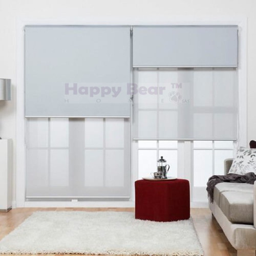 Imagen 2 de 7 de 2 Mt Blackout Enrollable Modernos Cortinas Sheer Panel Japon