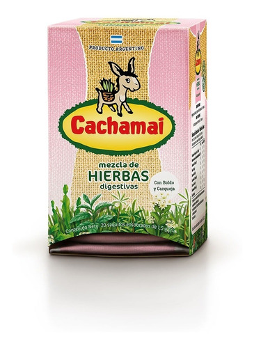 Te Rosa Cachamai Mezcla De Hierbas Digestivas X 20 Saquitos