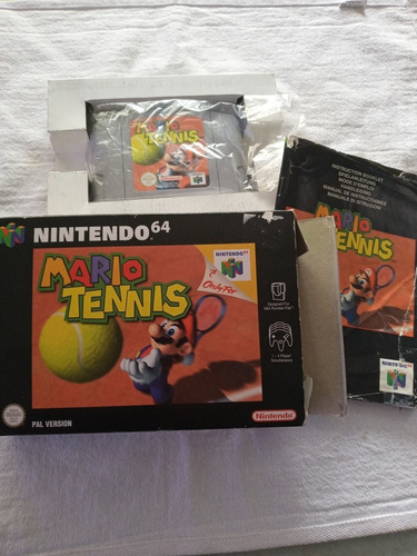 Mario Tennis Nintendo 64 Version Pal  Made In Japan 