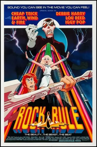 Pôster Vintage - Rock & Rule 1983 - Decor 33 Cm X 48 Cm | MercadoLivre