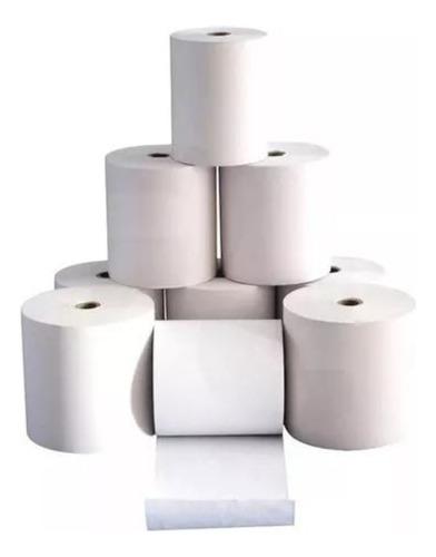 Pack 50 Rollos De Papel Termico De 80x80mm Para Impresora 