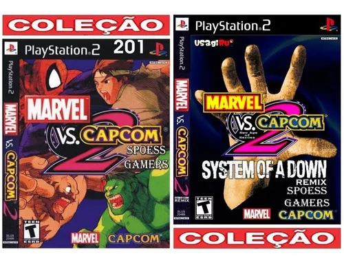 Jogo Patch De Luta Marvel Vs Capcom 2 Play2 Playstation 2