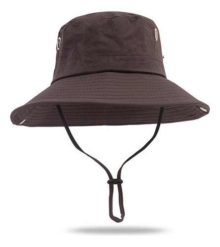 Sombrero Impermeable Sun Upf 50+ Brim Safari Bucket Hat A .