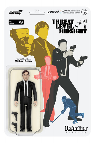 Super7 The Office Threat Level Midnight Michael Scott As Mi.