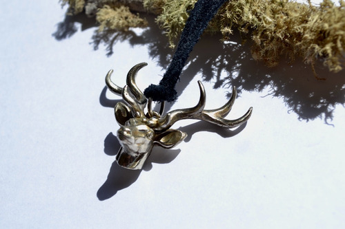 Imagen 5 de 10 de Collar De Ciervo, Animal, Joyeria De Autor, Cod1