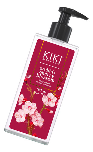 Kiki Idraet Crema Corporal Orchid & Cherry Blossom 185g Fragancia Floral