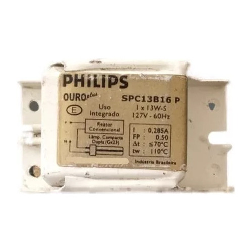 Reator Convencional  127v 60hz 1x13w-s Spc13b16p Philips
