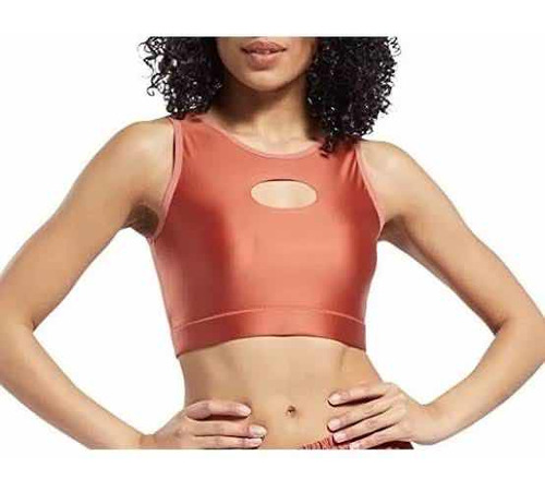 Top Ejercicio Reebok Women Shiny Performance Crop Top Xl