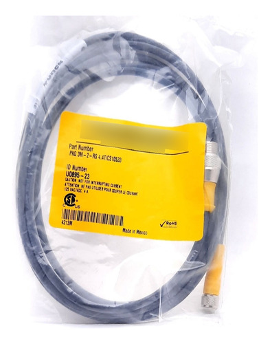 Turck Pkg 3m-2-rs 4.4t/cs10533 Actuator And Sensor C Ccs