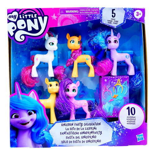 Hasbro My Little Pony Unicorn Party Celebration 5 Ponies