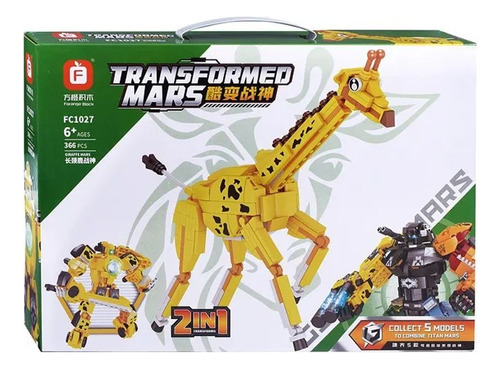 Juguete Armable Transformer Animals 366pcs