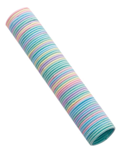 Corbata De Goma Para Niñas, 50 De 3 Cm, Colorida, Ha 1064