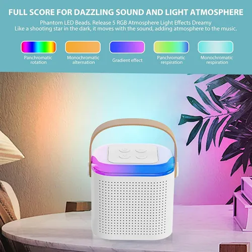 Micrófono De Karaoke Inalámbrico Bluetooth Para Todos Los