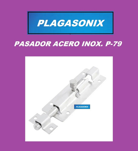 Imagen 3 de 10 de Pasador De Acero Inoxidable Modelo P-79 Blister X 2 Unidades