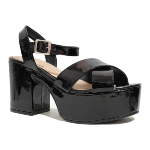Sandalias Roma Charol Black