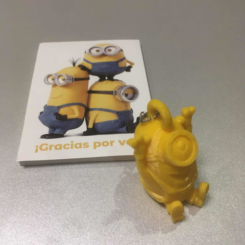 30 Souvenir Minion Llavero + Mini Anotador Personalizado!!!