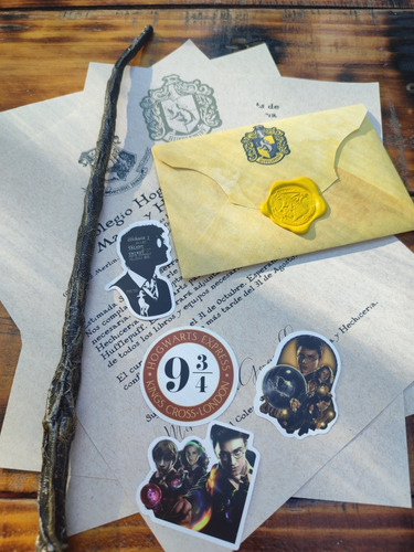 Carta De Aceptación Dehufflepuff Personalizada Con Tu Nombre