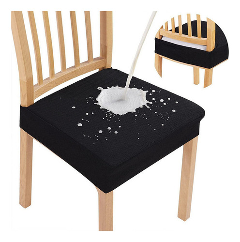 Funda De Asiento Impermeable De 6 Piezas Para Silla De Comed