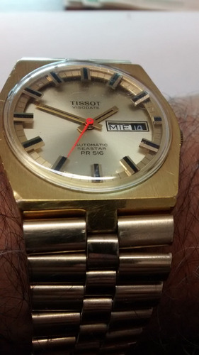 Reloj Automatico Tissot Baño De Oro Economico