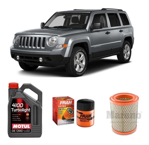 Kit De Filtros Jeep Patriot Y Motul 10w40 X5 Litros