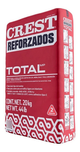 Adhesivo Crest Total Saco Con 20kg