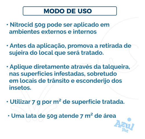 Como Acabar Com Pulgas No Quarto Nitrocid 50g