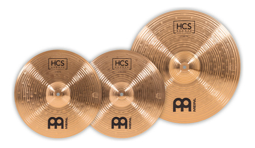 Meinl Set Platillo Hcs Bronze Basic 14  18 Color Natural