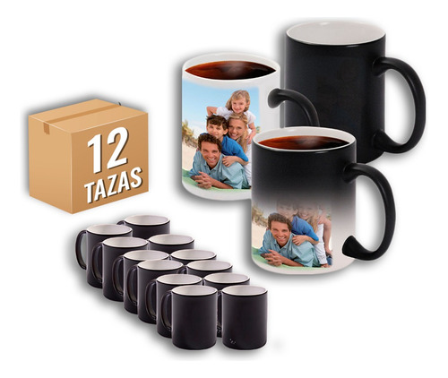 Tazas Mágica 11oz Sublimación 12 Unidades 