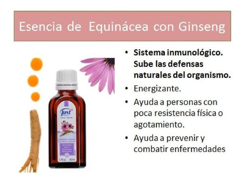 Esencia De Equinacea Just : Aumenta Las Defensas
