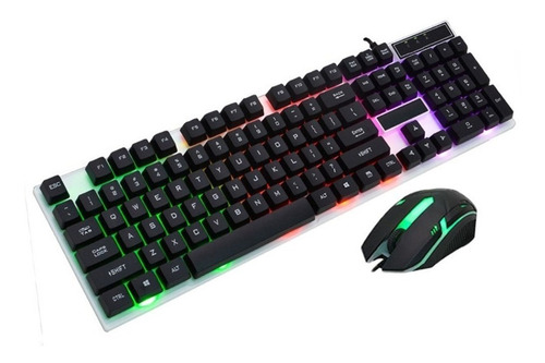 Kit Teclado Y Mouse Gamer Urban Hecate Impermeable Ñ Skyway