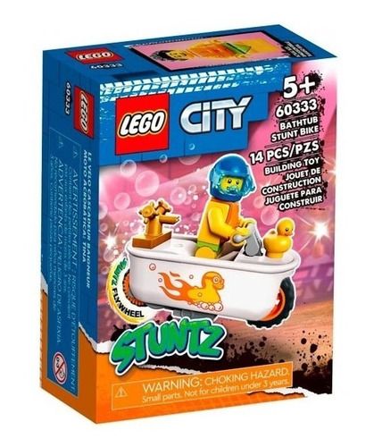Lego 60333 City Stuntz Bathtub Stunt Bike
