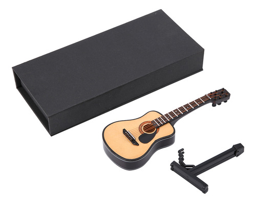 Maqueta De Miniguitarra, Decoración De Madera En Miniatura P