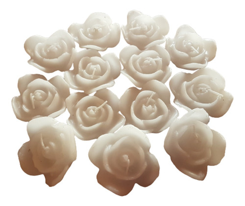 Velas Flotantes Rositas Pack X 20 Unidades 100% Parafina