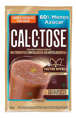 Chocolate En Polvo Cal-c-tose 60% Menos Azúcar 280 G