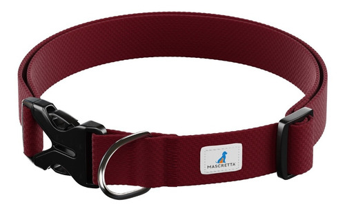 Collar Para Perro O Gato Ajustable De Paseo Mascretta Perros Color Rojo Tamaño Del Collar M