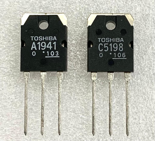 Imagem 1 de 4 de Par De Transistor 2sc5198 / 2sa1941 * Original Toshiba!