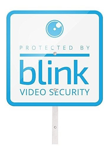 Blink Yard Sign Con Paquete De Dos Calcomanias Para Ventanas