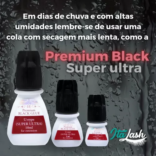 Premium Black Glue U+ 3ml: Cola para Alongamento de Cílios de Alta  Qualidade e Durabilidade