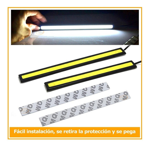 Imagen 4 de 7 de Barra Led Caminero Foco Rojo 12v Muy Delgado Auto Tuning X2