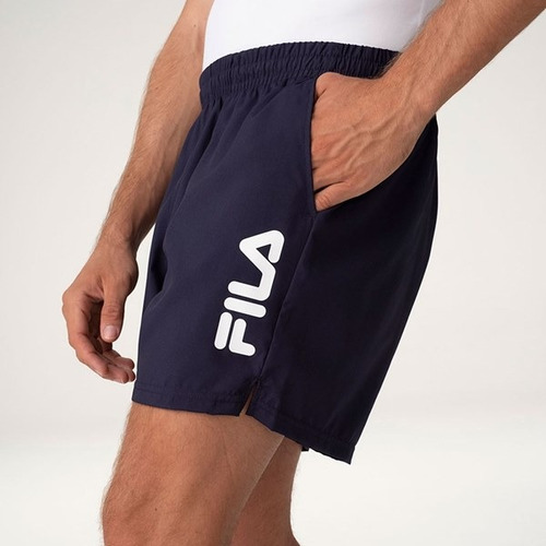 Bermuda Fila Para Hombre Microfibra Con Bolsillo Deportiva