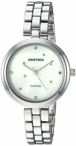 Reloj Mujer Armitron 5541mpsv Diamond Accented Tone Analog